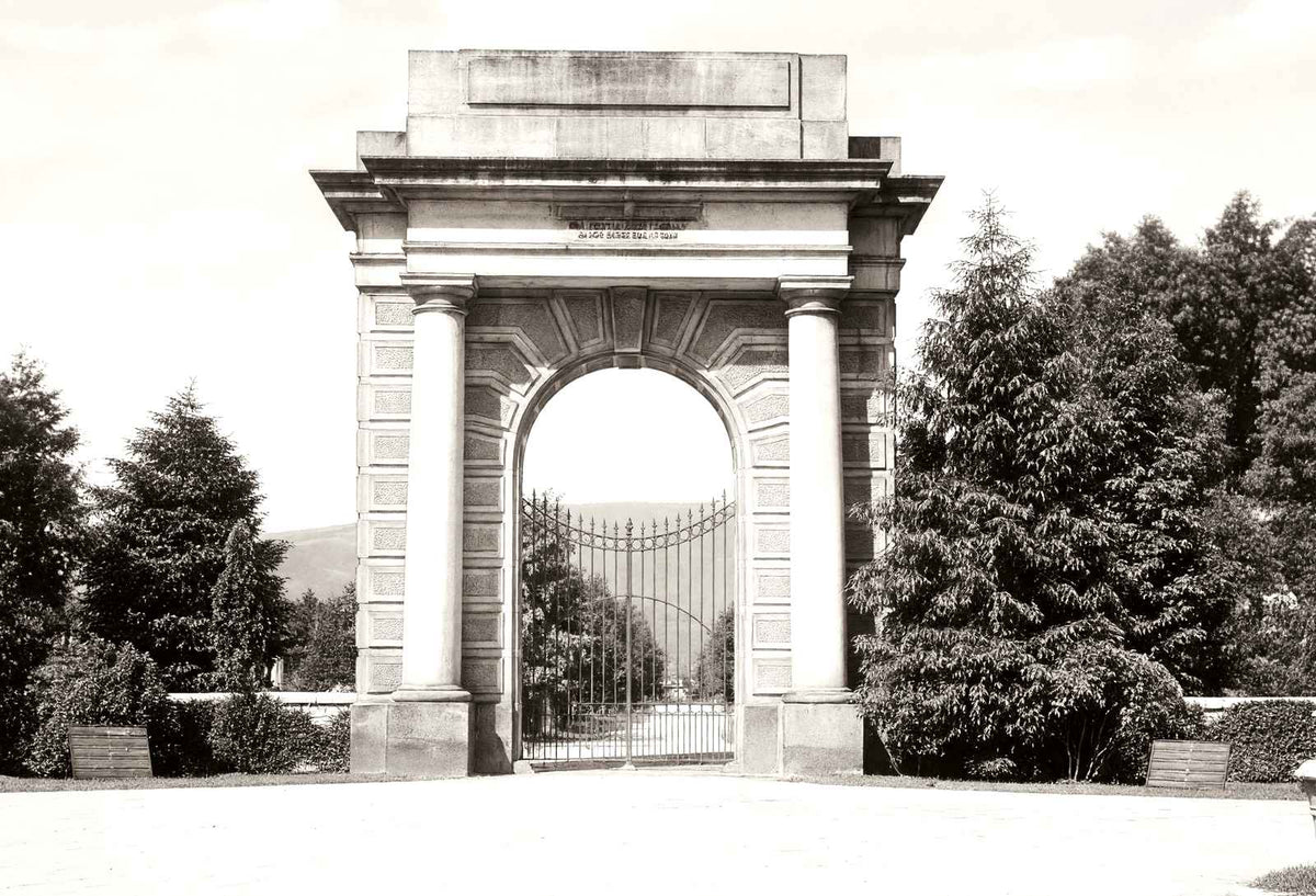 Historic National Cemetery Chattanooga (1905) vintage photo print