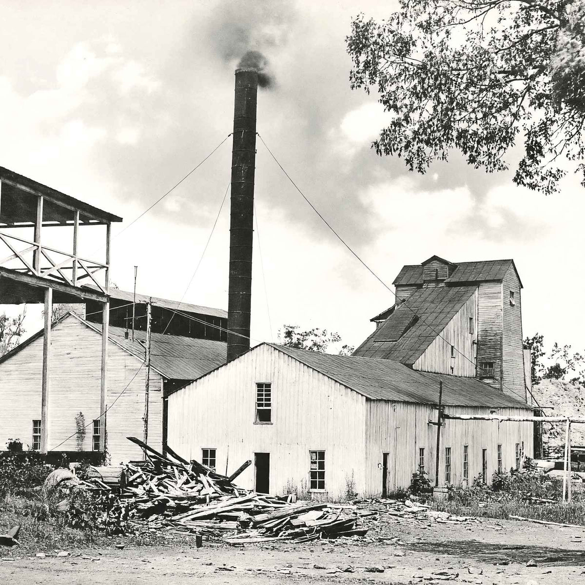 Gold Hill Copper Co Hoist, Gold Hill NC 1905 vintage print