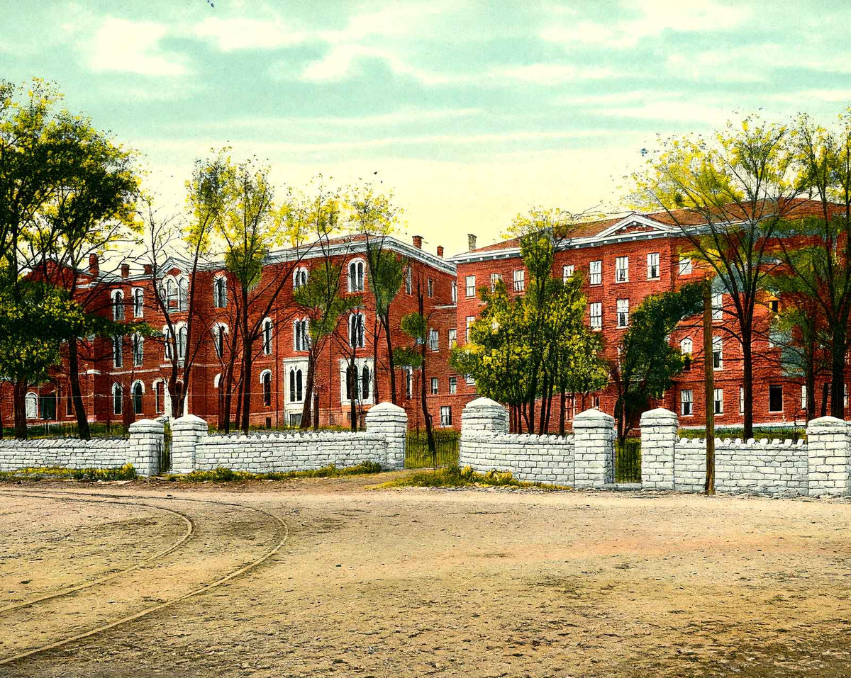 St. Cecelia Academy, Nashville, TN in 1906 vintage print
