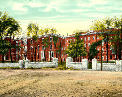 St. Cecelia Academy, Nashville, TN in 1906 vintage print