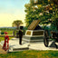 High Water Mark, Gettysburg PA in 1906 art print