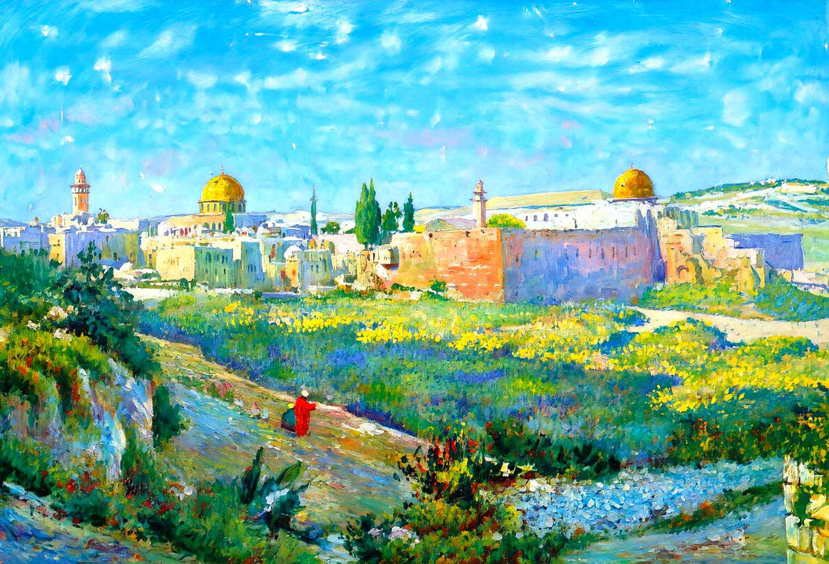 Jerusalem, Palestine art print