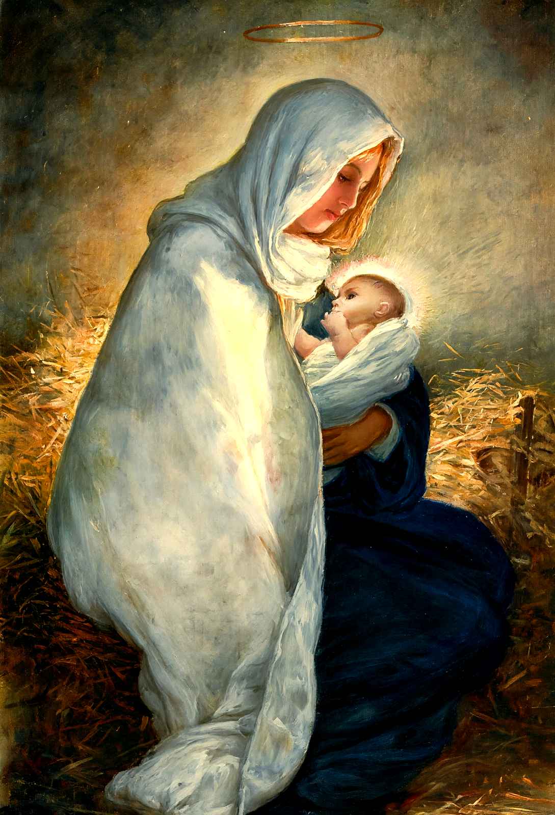 A Peaceful Christmas in 1910 art print