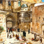 Forecourt of Holy Sepulchre, Jerusalem art print