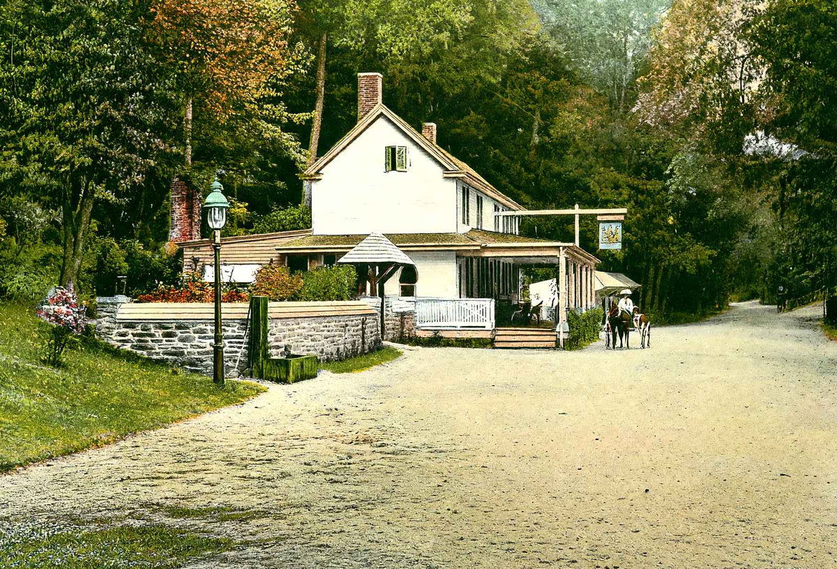 Valley Green Fairmount Park, Philadelphia PA vintage print