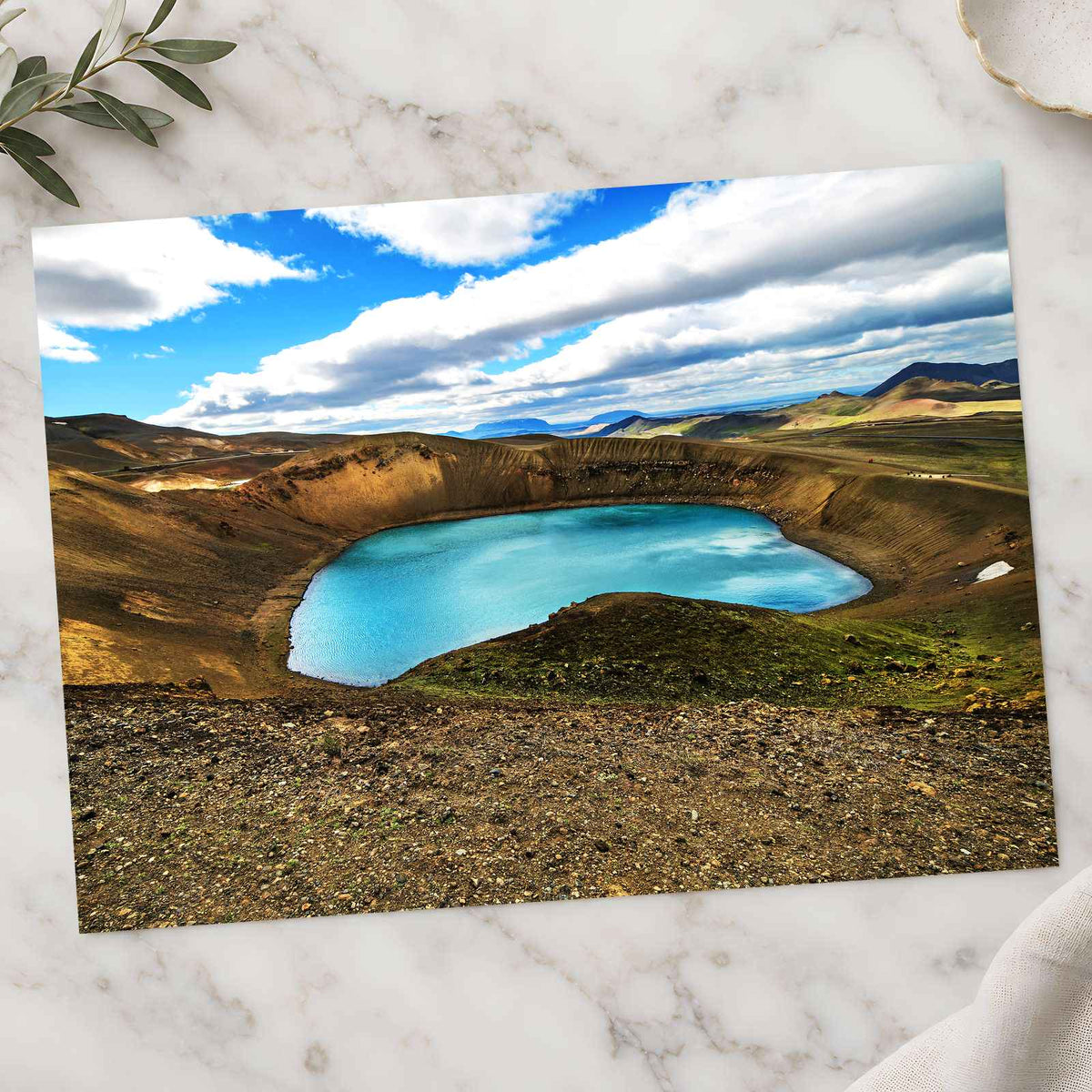 Lake in Iceland Photo Print Wall Decor