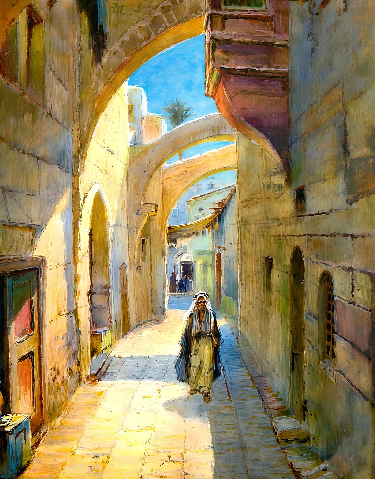 Via Dolorosa, Jerusalem art print