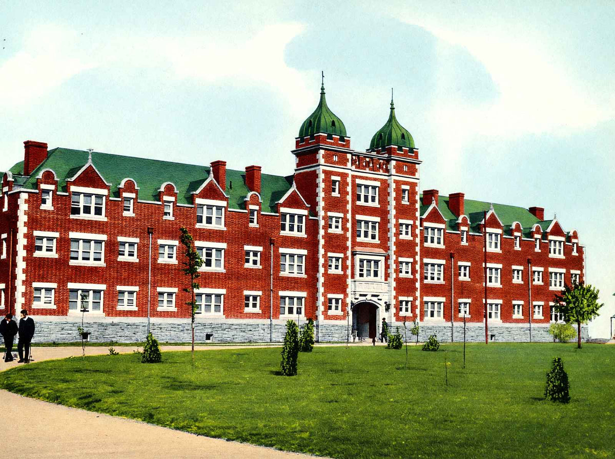 Berks Hall, Muhlenberg College, Allentown, PA vintage print