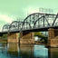 New Lehigh Bridge, Allentown PA in 1907 vintage print