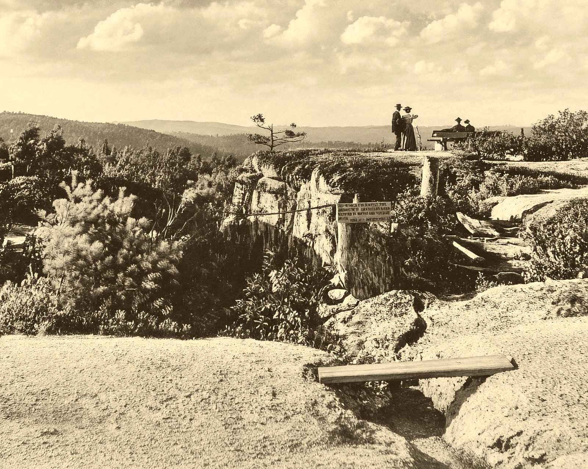 Rock City, Bradford, PA in 1904 restored photo print
