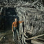 Coal Mining One Mile Underground in 1907 vintage print