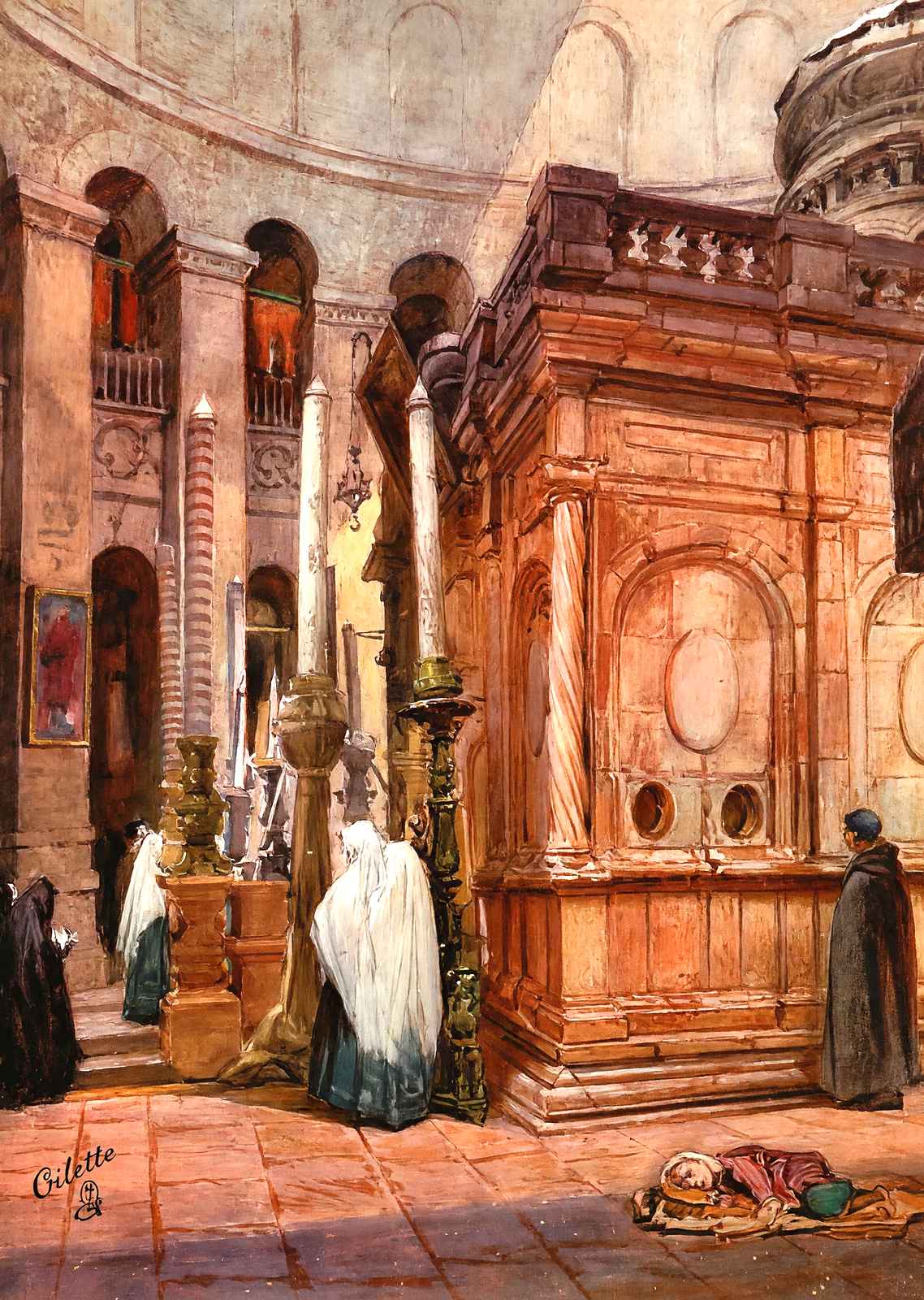 Holy Sepulchre Rotunda and Chapel, Jerusalem art print