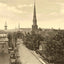 View from Security Building, Pottstown 1904 vintage print