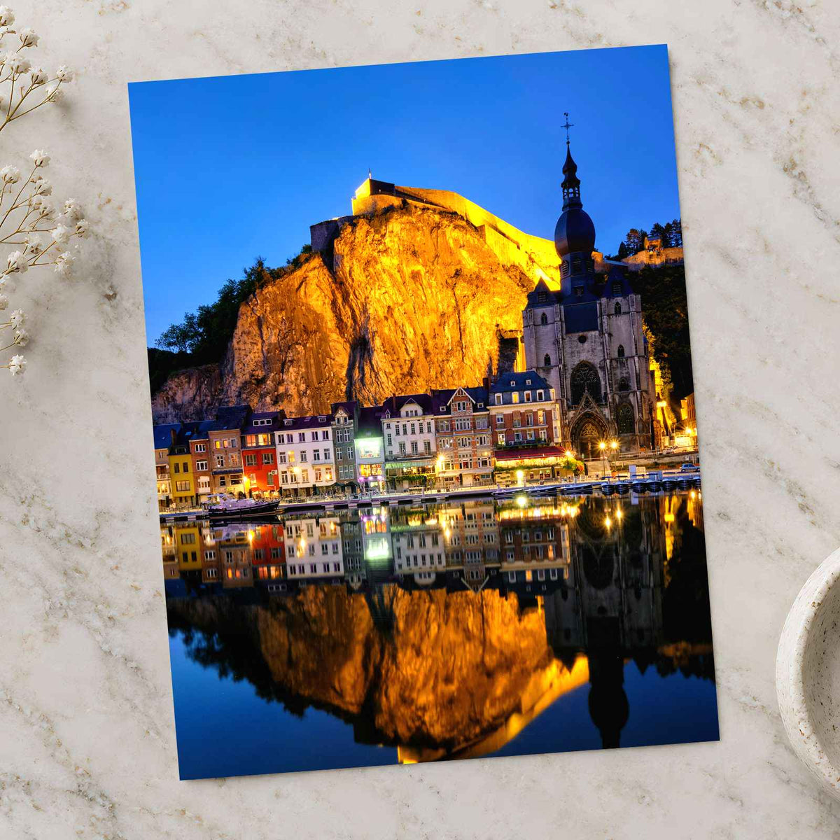 Collegiate Church of Our Lady, Cliffside City Photo Print Wall Decor