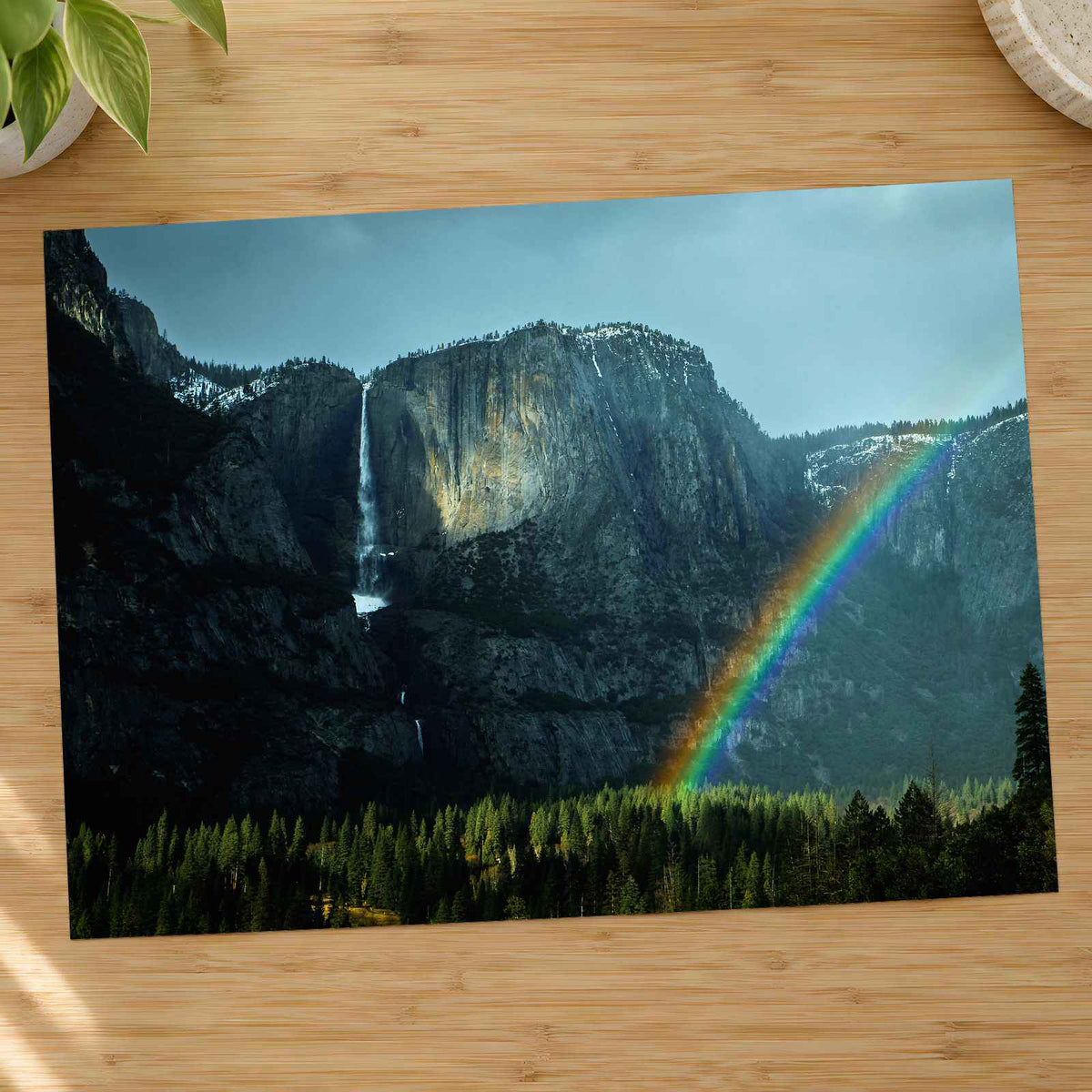 Yosemite National Park Rainbow by Casey Horner Photo Print Wall Decor