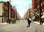 Washington St Looking West, New Castle, PA vintage print