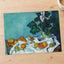 Still Life with Apples and a Pot of Primroses fine art print by Paul Cézanne (1885)