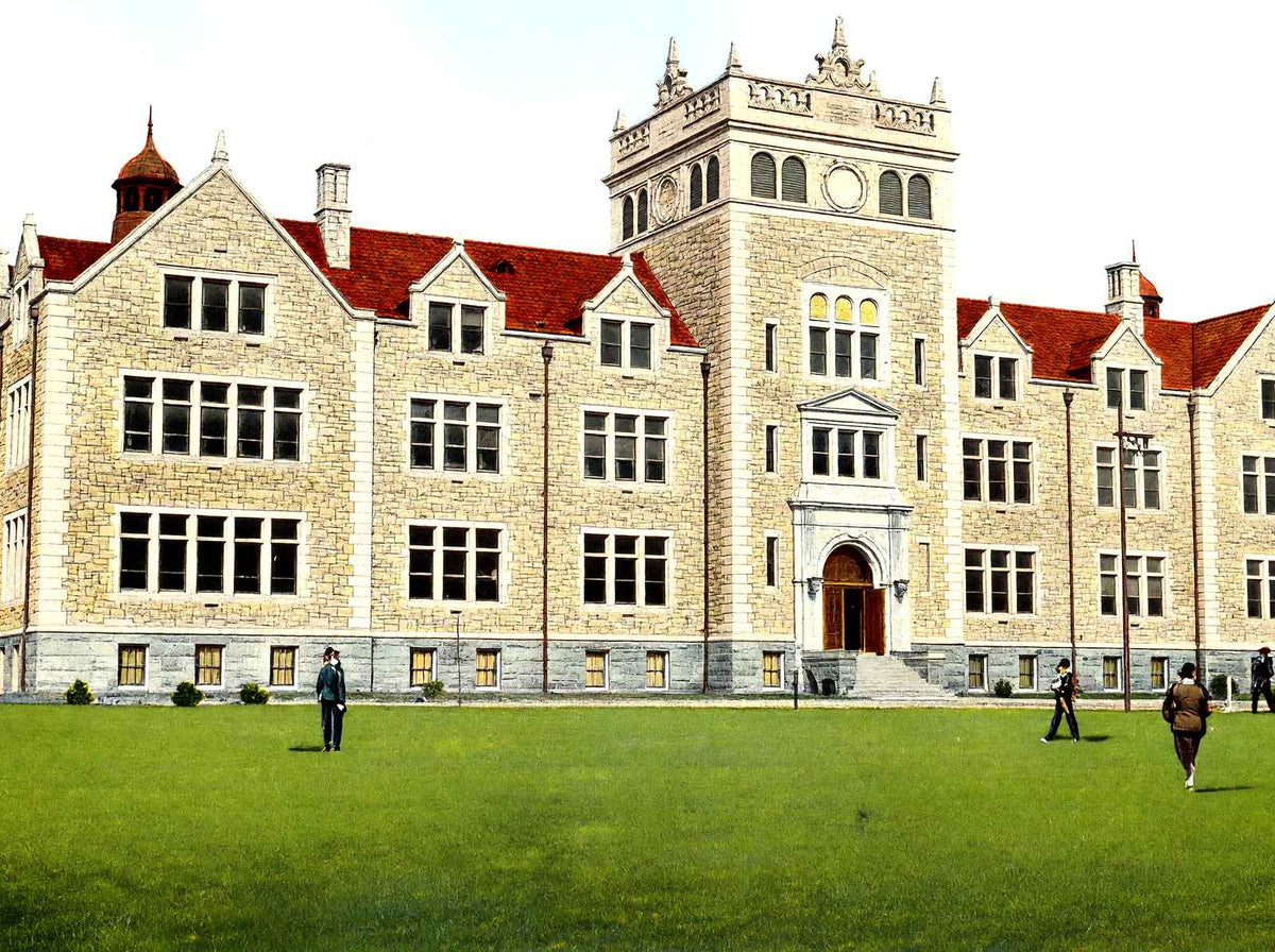 Muhlenberg College, Allentown, PA 1907 vintage print
