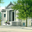 Public Library, Waukesha, WI in 1906 vintage print