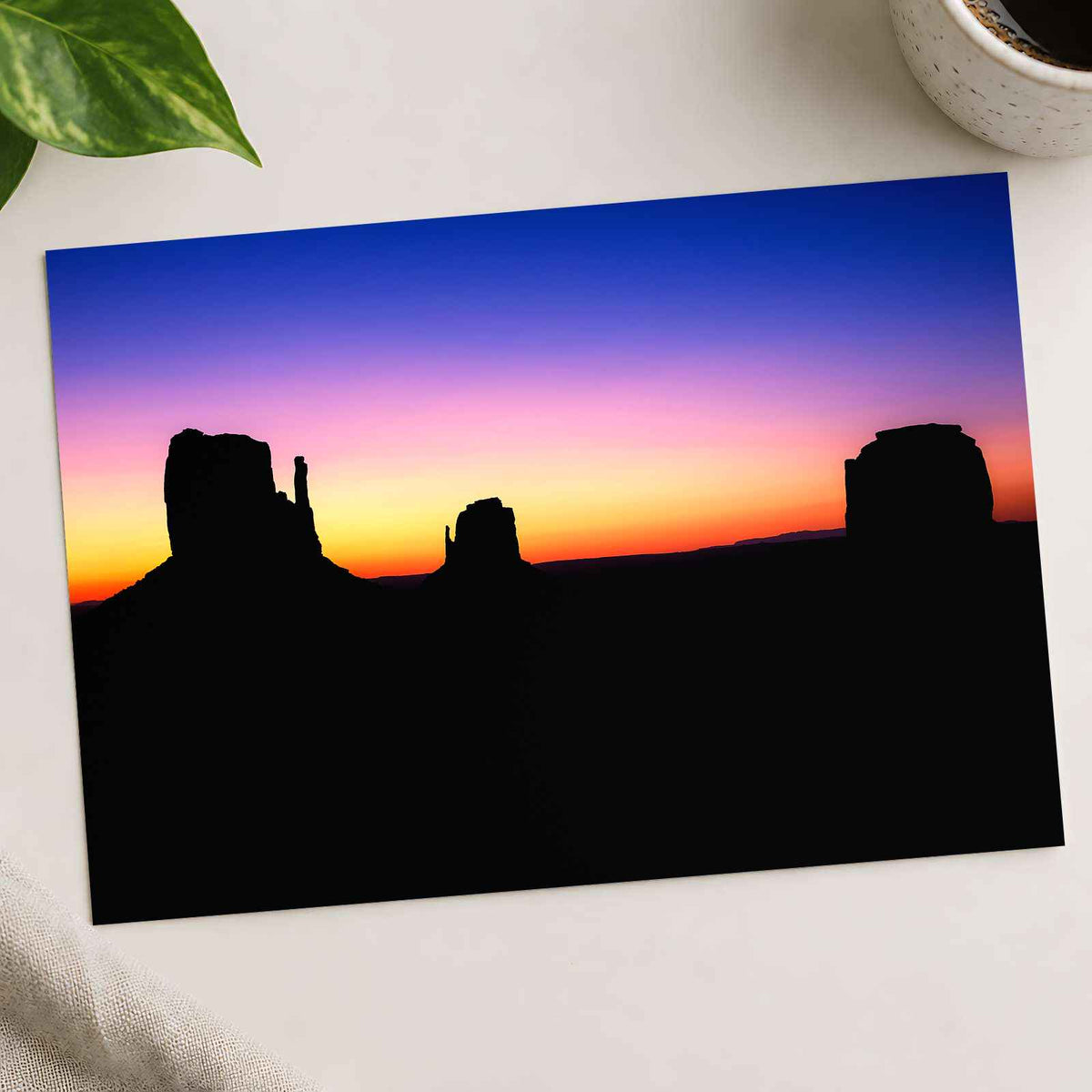 Dark Monument Valley Sunset in Arizona by Joshua Earle Photo Print Wall Decor
