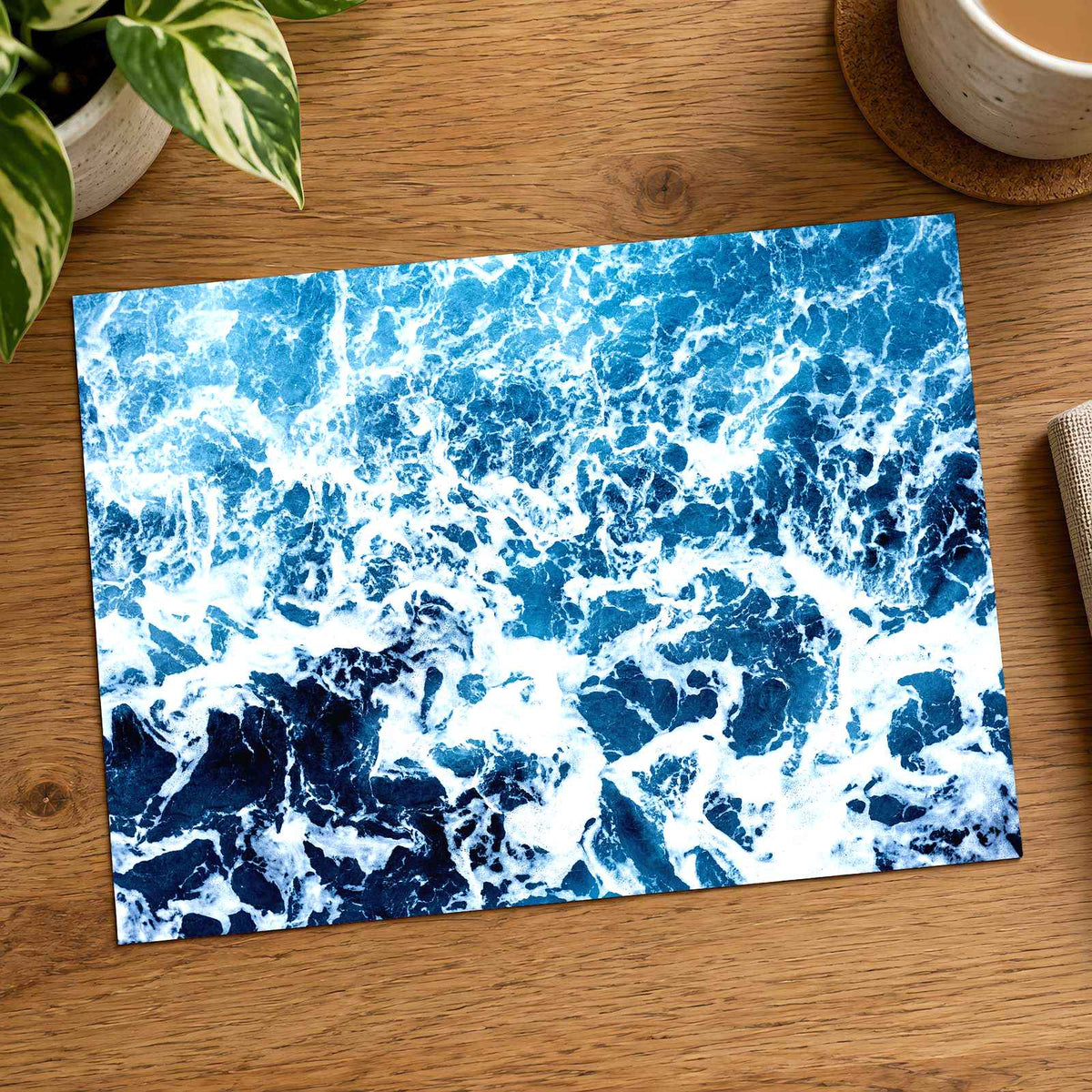 Rough Sea, Strait of Messina Photo Print Wall Decor