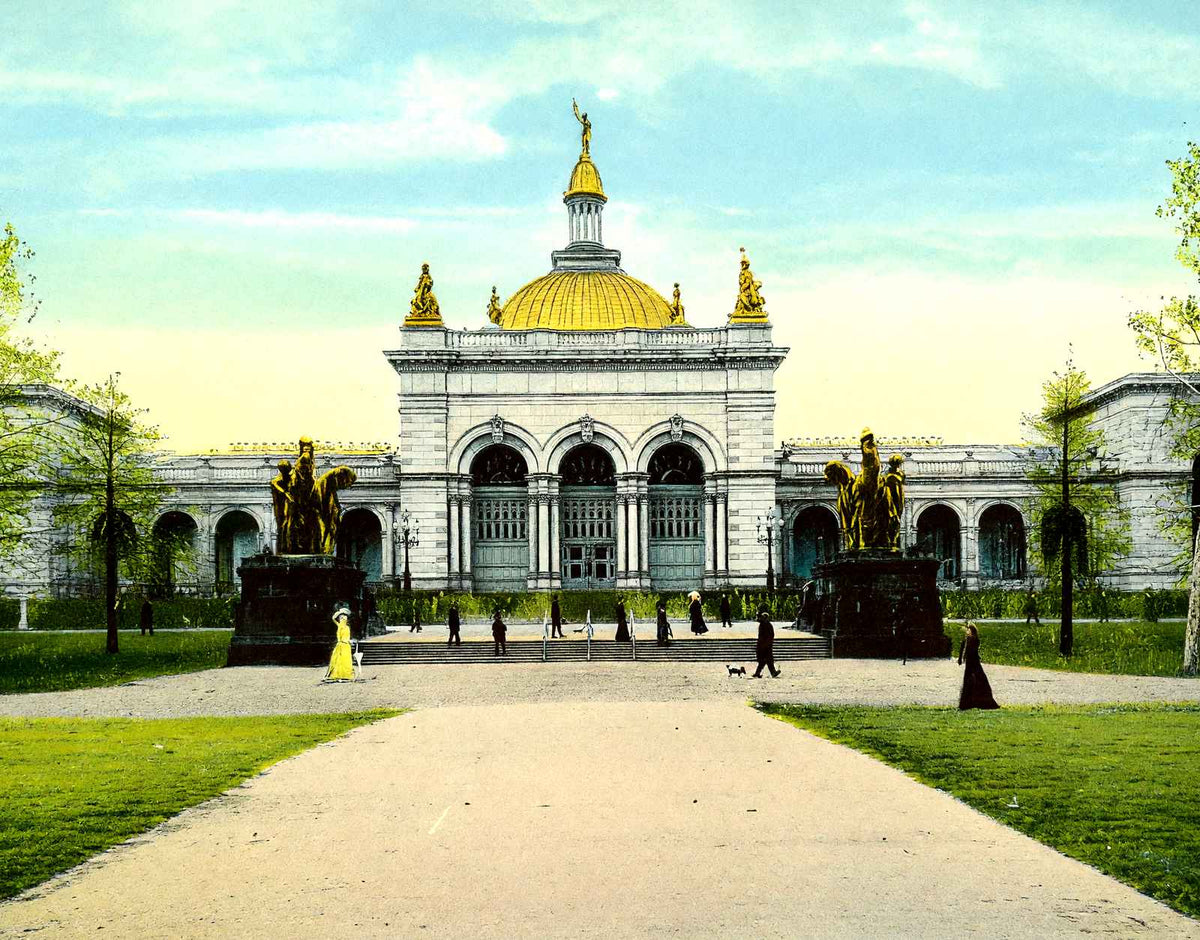 Memorial Hall Fairmount Park, Philadelphia PA vintage print