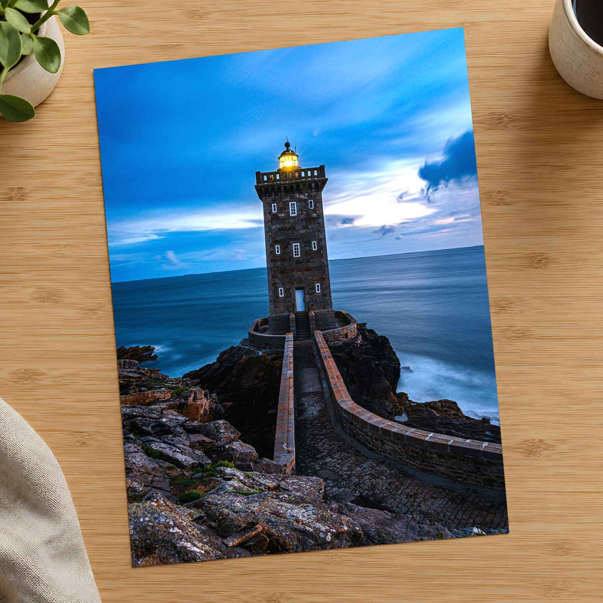 Phare De Kermorvan in Le Conquet (Lighthouse) by Petr Slováček Photo Print Wall Decor