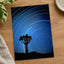 Joshua Tree with Spinning Stars Exposure Photo Print Wall Decor