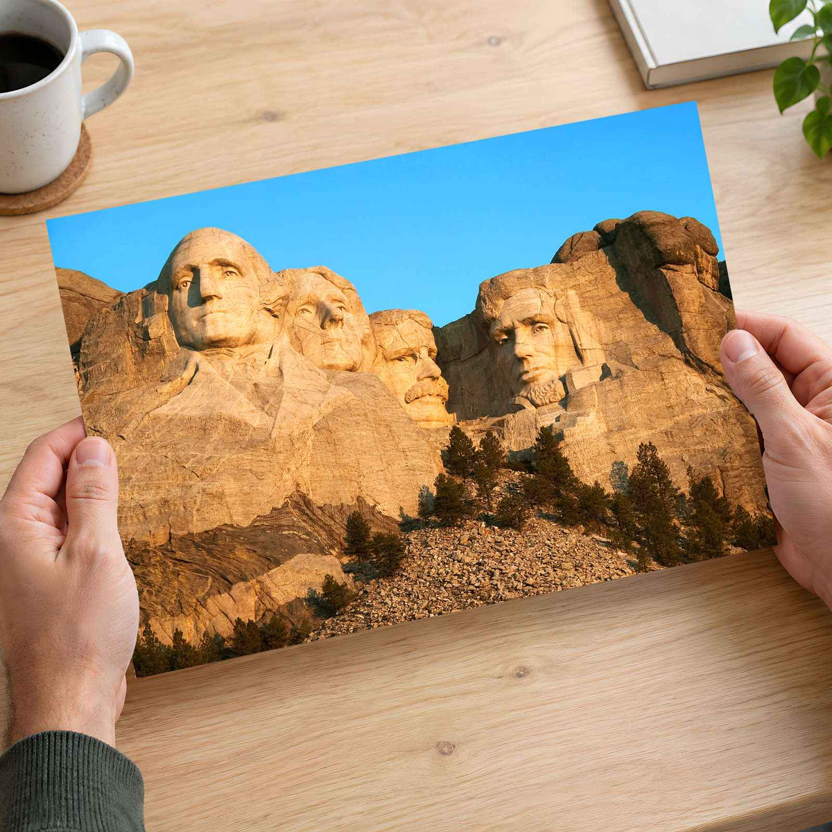 Mount Rushmore in South Dakota Photo Print Wall Decor