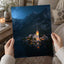 Small Town on Lake in Alps by Enis Can Ceyhan Photo Print Wall Decor