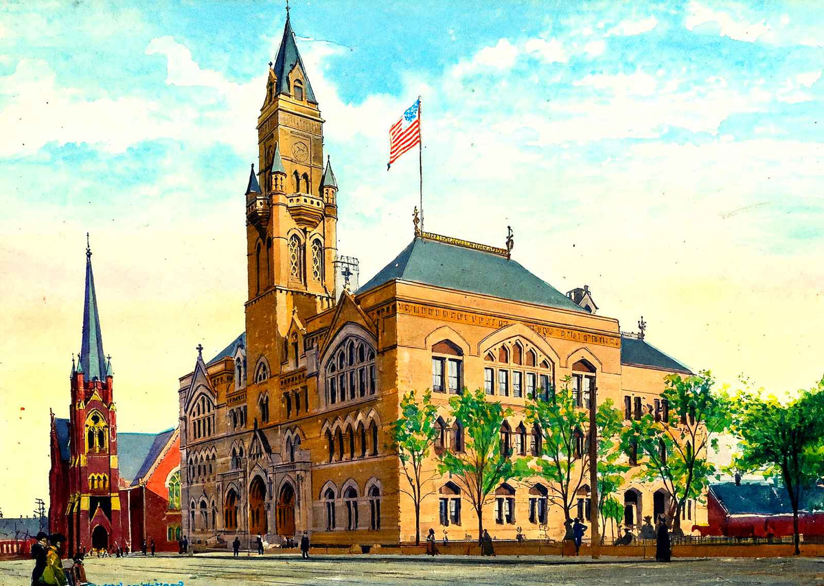 Custom House & Post Office, Nashville, TN art print