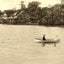 Lake at Lakemont Park, Altoona, PA 1906 vintage photo print