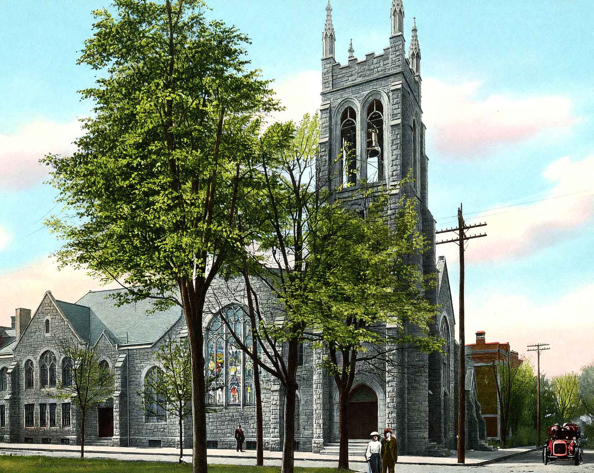 Second Presbyterian Church, Knoxville, TN vintage print