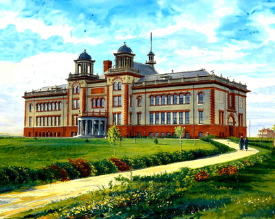 Normal School, Superior, WI in 1906 art print