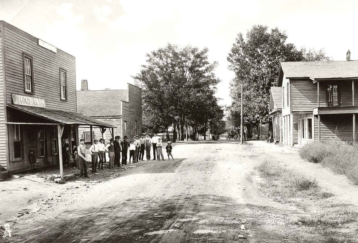 Gold Hill Village, NC's Great Mining Center vintage photo print