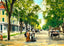 Main Street Looking East, Lakewood, NJ art print
