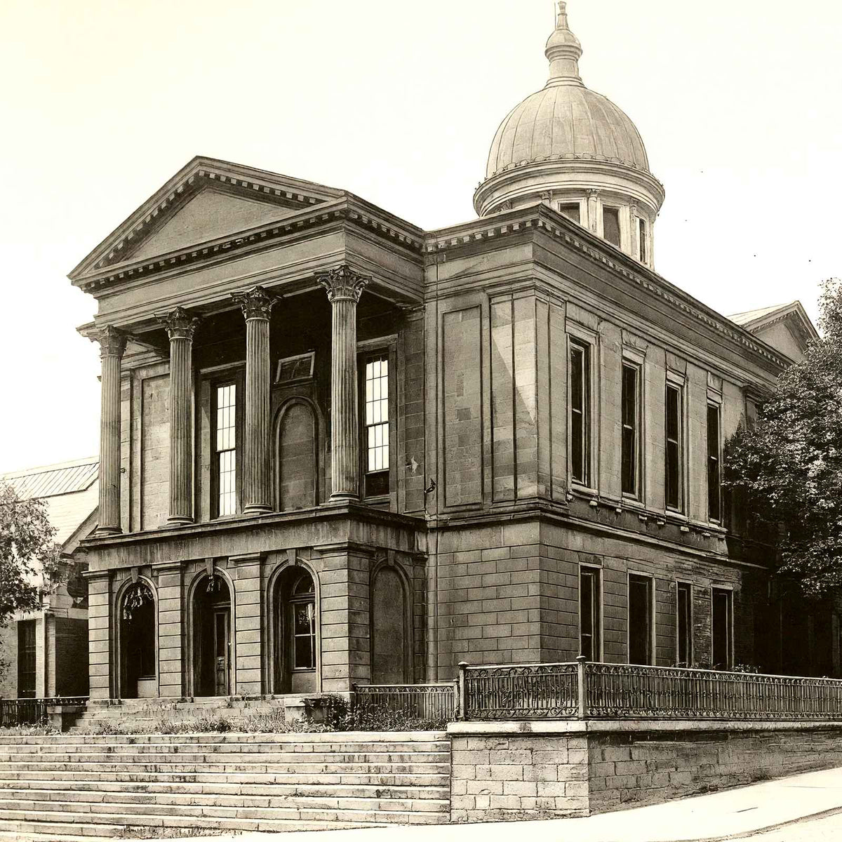 Greensburg Pa Old Court House, PA in 1905 vintage print