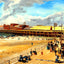 Young's Pier, Atlantic City, NJ in 1902 art print