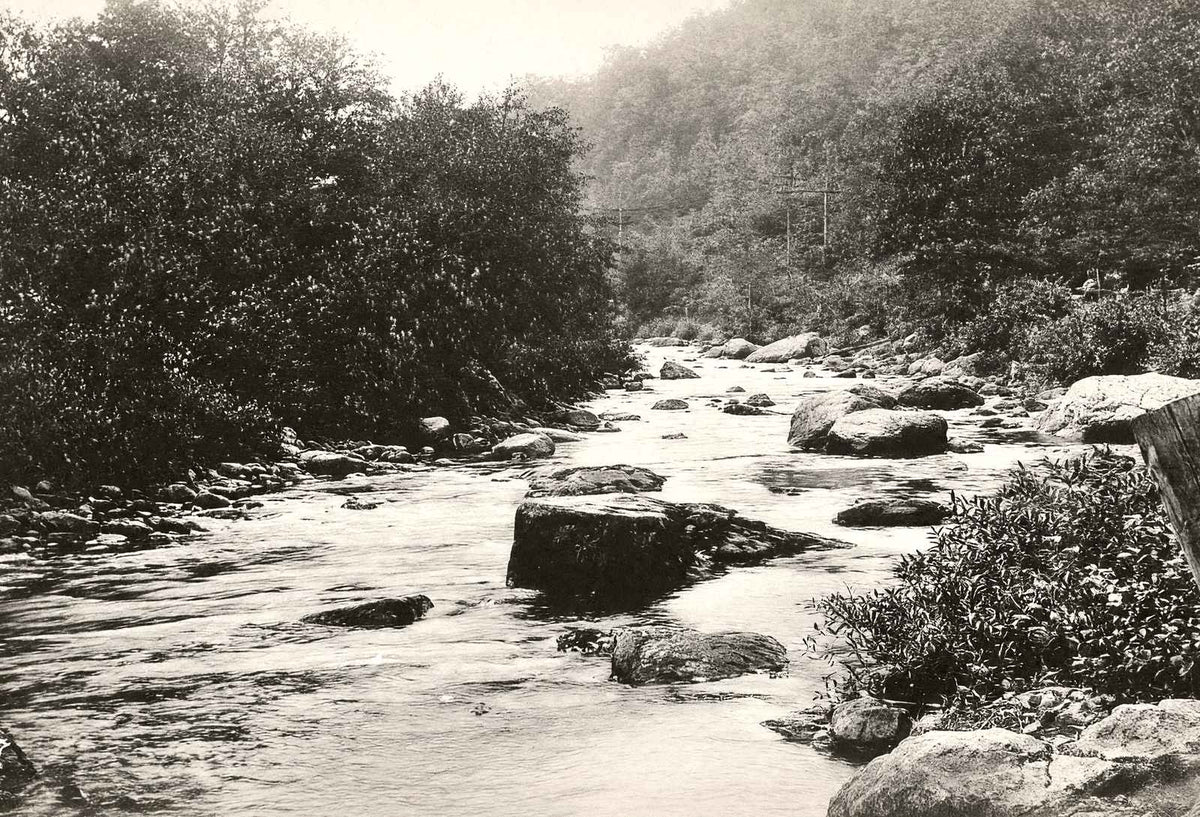 Little Schuylkill River, Tamaqua, PA 1906 photo print
