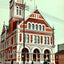 Post Office, Reading, PA in 1907 vintage print