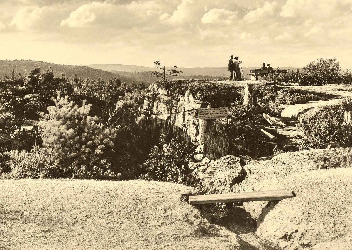 Rock City, Bradford, PA in 1904 restored photo print