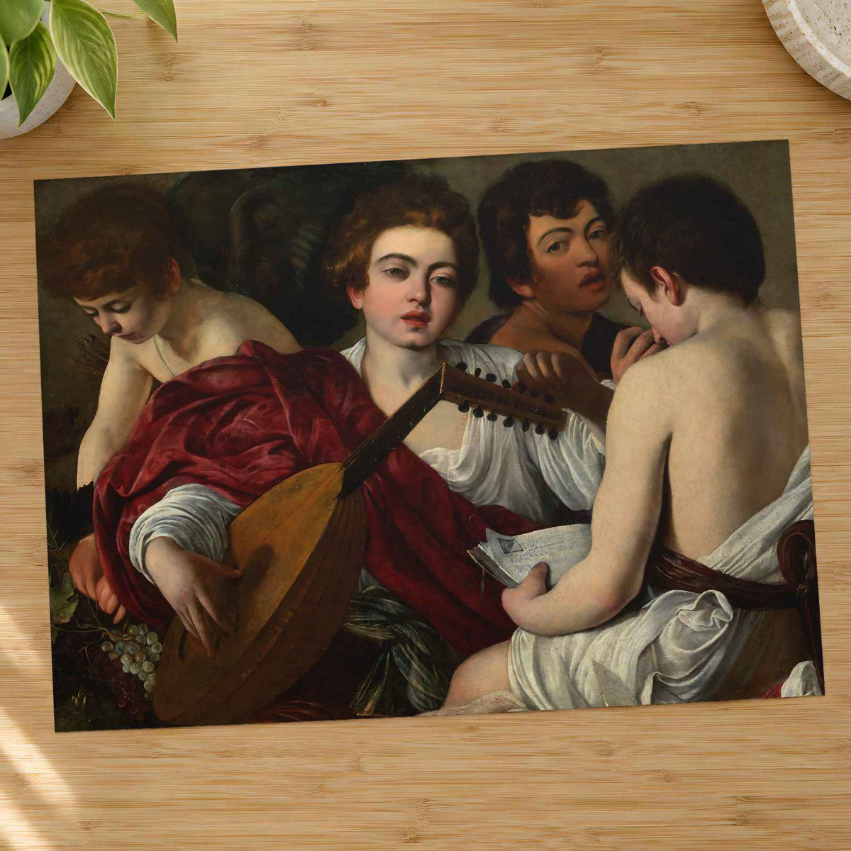 The Musicians art print by Caravaggio (Michelangelo Merisi) (1597)