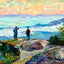 Above the Clouds, Asheville, NC in 1906 art print