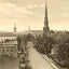 View from Security Building, Pottstown 1904 vintage print