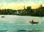 Lake at Lakemont Park, Altoona, PA in 1906 art print