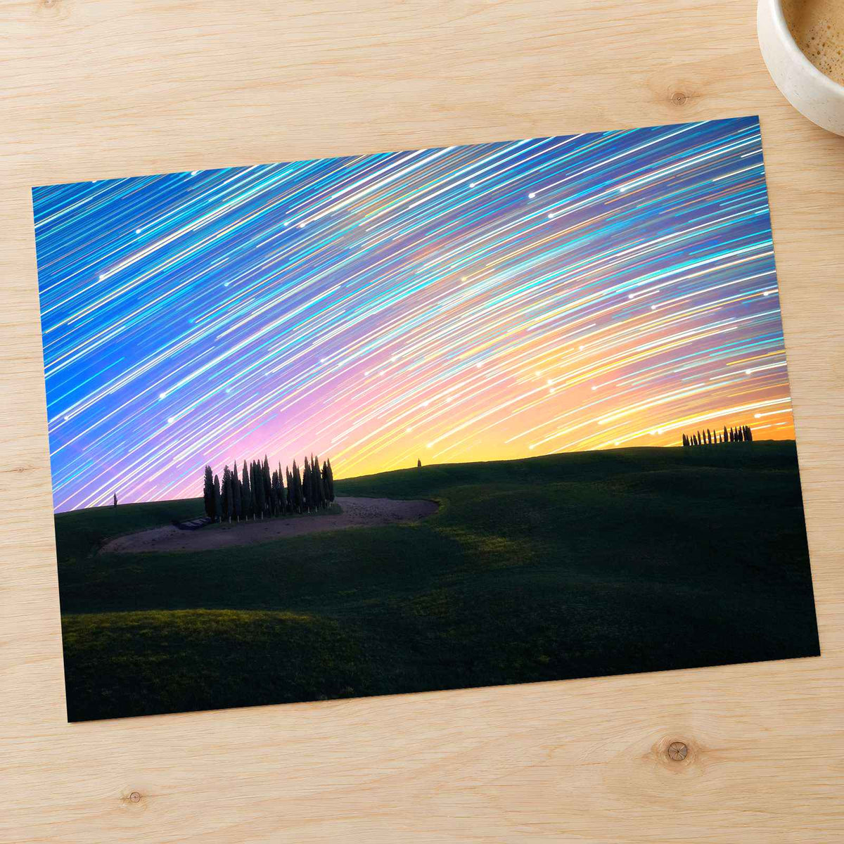 Pienza, Val d'Orcia, Tuscany Stars by Riccardo Cervia Photo Print Wall Decor