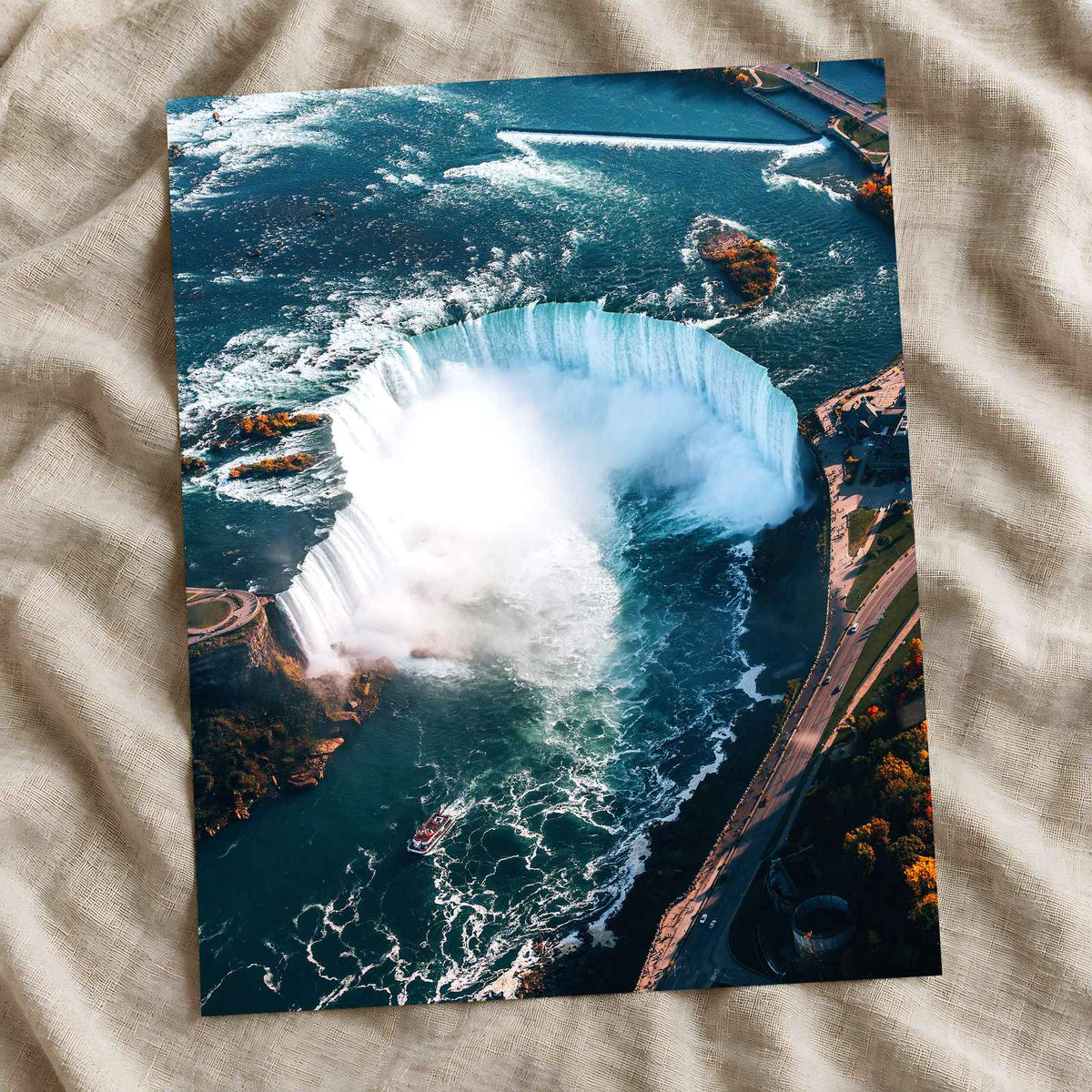 Niagara Falls from Above Photo Print Wall Decor