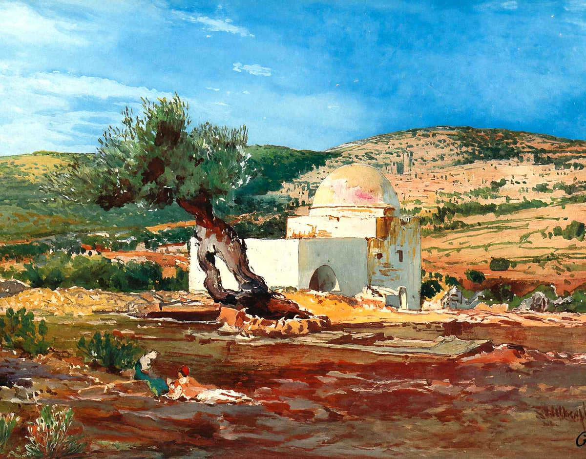 Tomb of Rachel, Jerusalem–Hebron Road 1920 art print