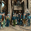 Coal Mining Night Shift in 1907 vintage print