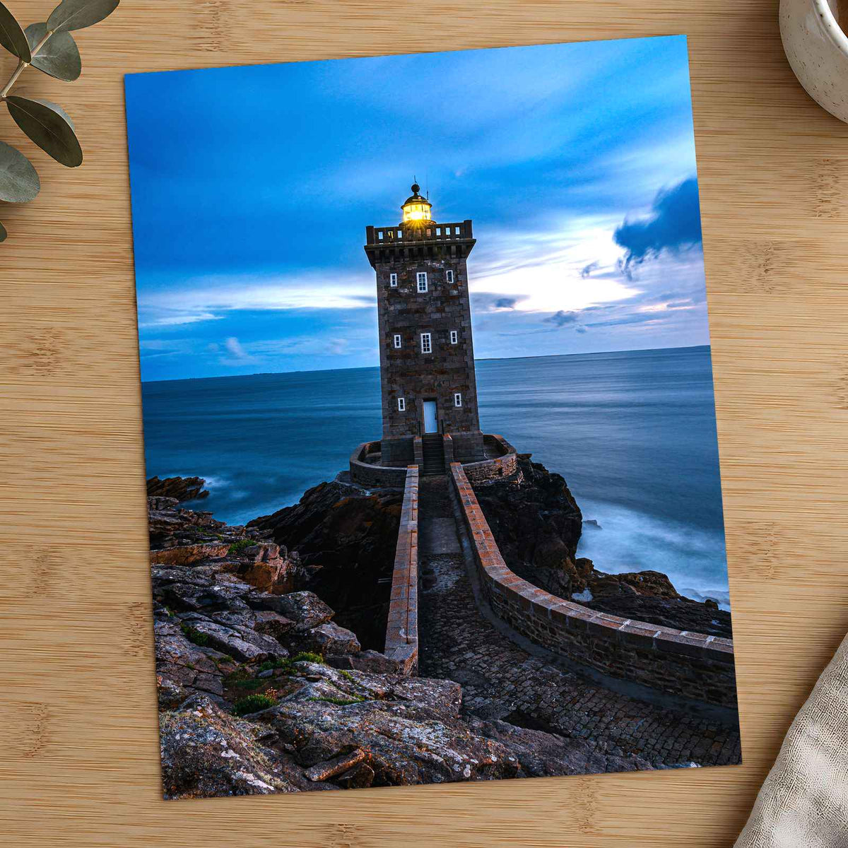Phare De Kermorvan in Le Conquet (Lighthouse) by Petr Slováček Photo Print Wall Decor